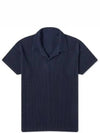 Men's PLEATED POLO Shirt HP46JM43075 - ISSEY MIYAKE - BALAAN 2