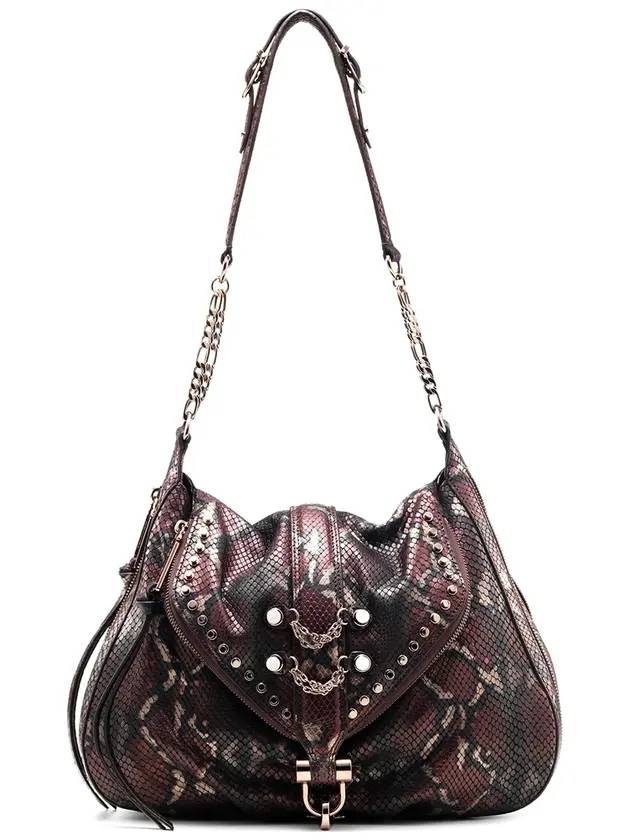 Suri Flap Hobo Shoulder Bag Pallu Red - DONIRAY - BALAAN 1