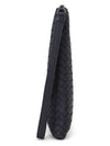 Intrecciato Strap Clutch Bag Navy - BOTTEGA VENETA - BALAAN 4