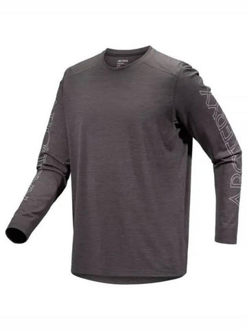 Men's Cormac Arcward Crew LS Long Sleeve T-Shirt Orange - ARC'TERYX - BALAAN 1