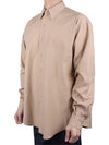 24SS Men's Washed Pins Twill Big Shirt Light Brown A24SS02TN LIGHTBROWN - AURALEE - BALAAN 3