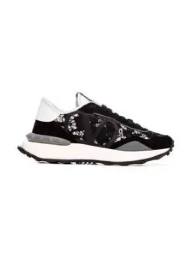 5W0S0DY9 ZUX A23 5W2S0DY9 Lace Mesh Race Runner Sneakers 1317416 - VALENTINO - BALAAN 1