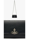 ORB Logo Shoulder Bag Black - VIVIENNE WESTWOOD - BALAAN 4