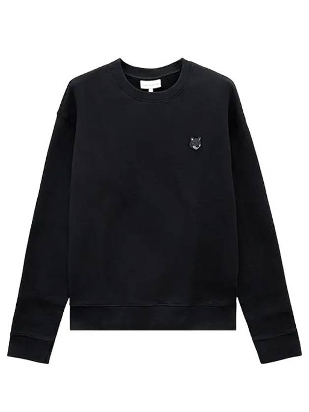 Bold Fox Head Cotton Sweatshirt Black - MAISON KITSUNE - BALAAN 2