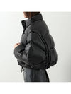 Triangle logo detachable padded vest down jacket black 291805 11a9 f0002 - PRADA - BALAAN 6