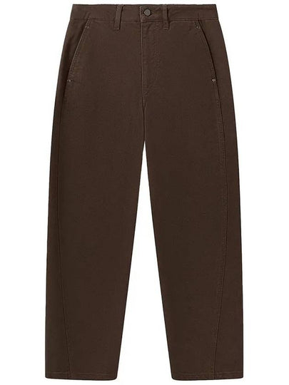 High Waist Straight Pants Brown - LEMAIRE - BALAAN 2