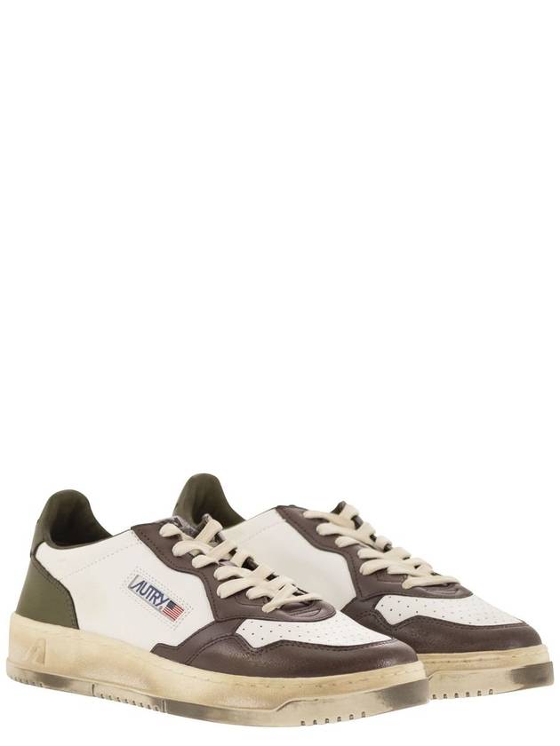 SUPER VINTAGE - Leather Sneakers - AUTRY - BALAAN 4