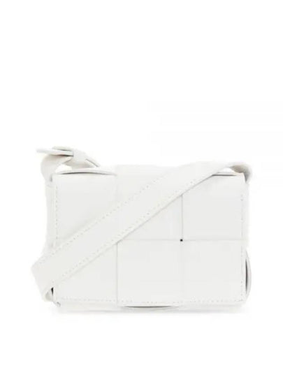 Intrecciato Cassette Small Cross Bag White - BOTTEGA VENETA - BALAAN 2