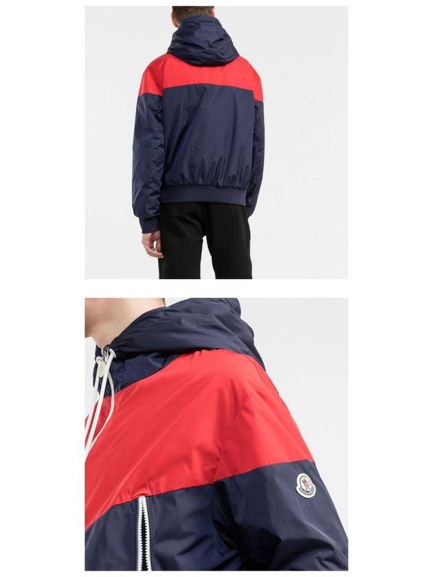 Men's Bukret Windbreaker Dark Blue - MONCLER - BALAAN 6