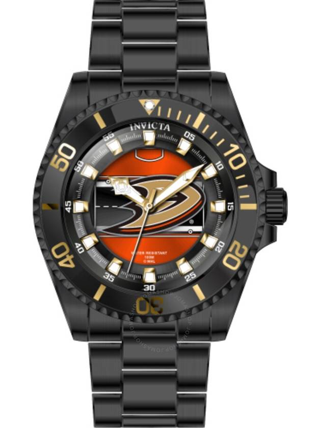 Invicta NHL Anaheim Ducks Quartz Orange Dial Ladies Watch 42225 - INVICTA - BALAAN 2