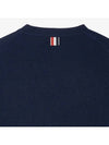 Men's Diagonal Classic Cashmere Cardigan Navy - THOM BROWNE - BALAAN 5