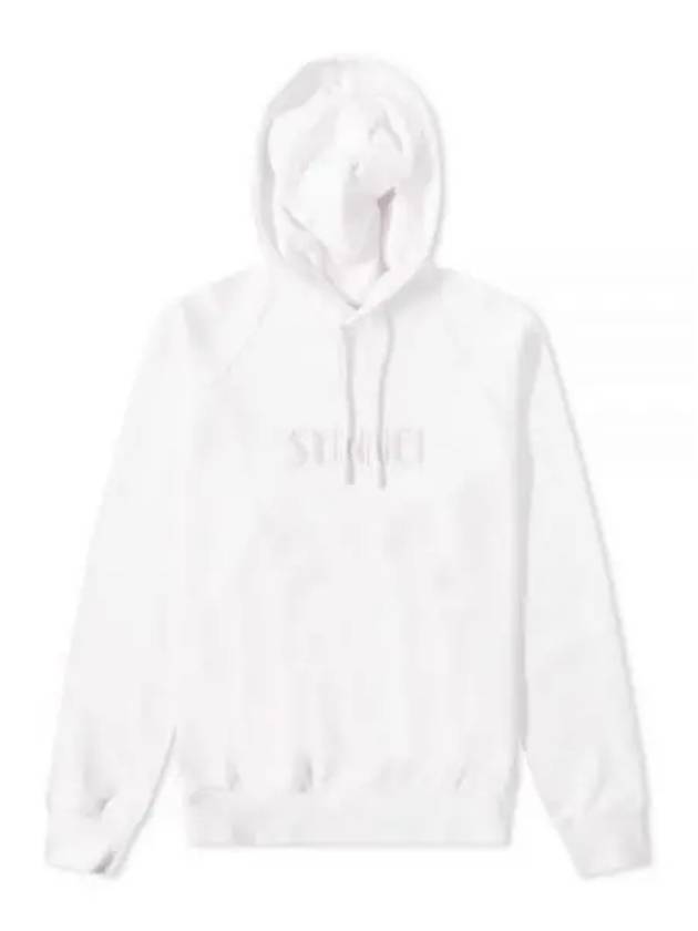 Embroidered Logo Hoodie White - SUNNEI - BALAAN 2