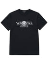 1008461 La Greca Short Sleeve T Shirt Black Versace - VERSACE - BALAAN 4