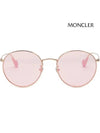 Eyewear Metal Sunglasses Pink - MONCLER - BALAAN 4