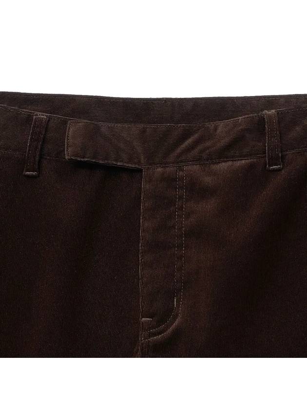 Velvet corduroy mechanic pants deep brown - NOIRER - BALAAN 5