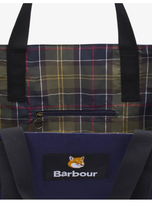 23FW x Maison Kitsune reversible double-sided tote bag shoulder bag - BARBOUR - BALAAN 5