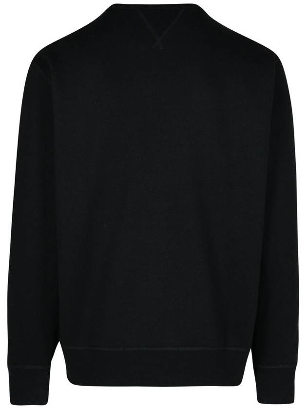 Embroidered Logo Pony Crew Neck Sweatshirt Black - POLO RALPH LAUREN - BALAAN 4