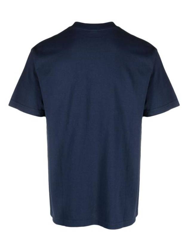 Common Sports Short Sleeve T-Shirt Navy - SPORTY & RICH - BALAAN 3