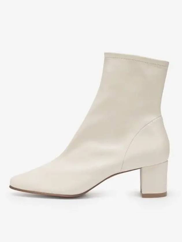 Sophia leather ankle boots white 1660305SWHTLWH - BY FAR - BALAAN 1