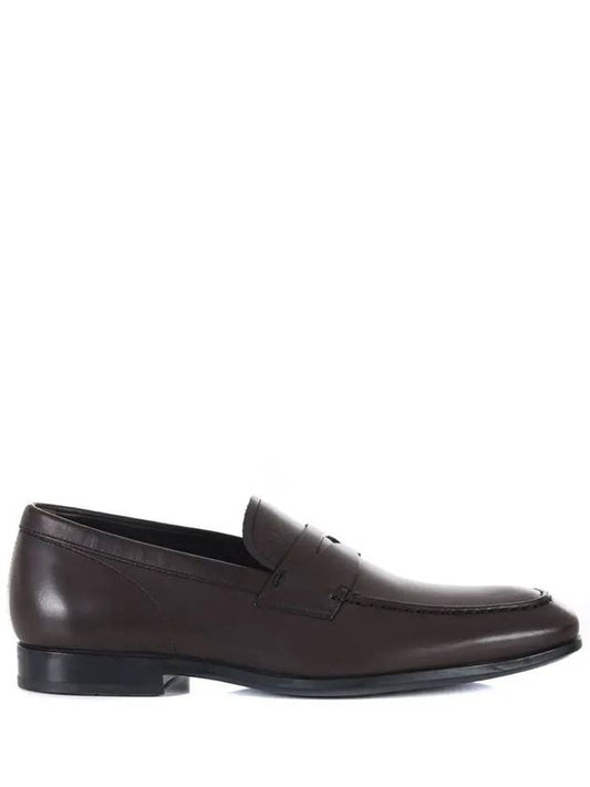 Men's Penny Leather Loafers Brown - TOD'S - BALAAN 2