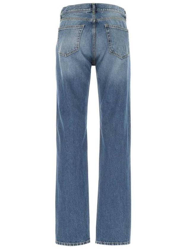 Back Stitch 5 Pocket Straight Jeans Medium Wash - MAISON MARGIELA - BALAAN 3