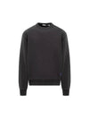 Cotton Sweatshirt Black - BURBERRY - BALAAN 2