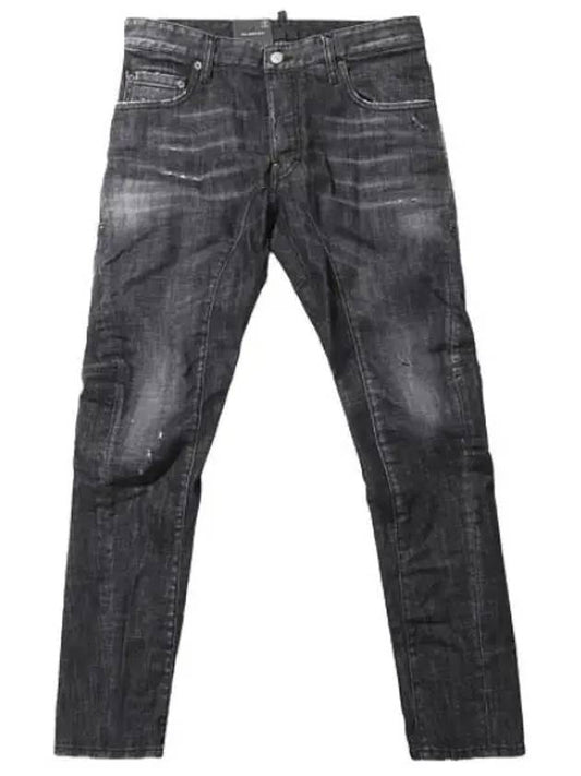 Dsquared 2 DSDetail Washed Tide Biker Jeans Denim Pants Men s - DSQUARED2 - BALAAN 1