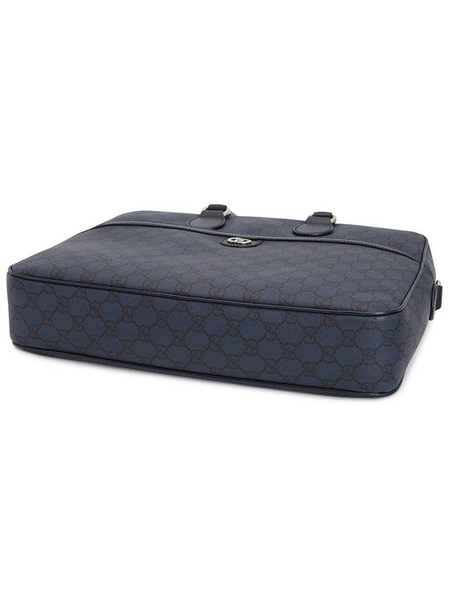 Ophidia Medium GG Briefcase Dark Blue - GUCCI - BALAAN 5