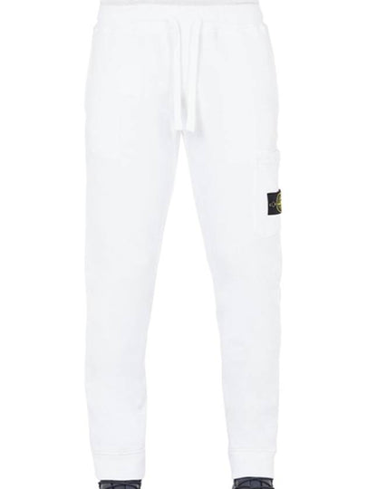 Side Patch Drawstring Track Pants White - STONE ISLAND - BALAAN 2