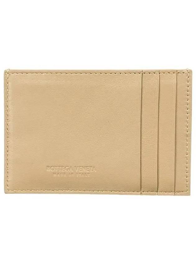 Intrecciato Leather Card Wallet Porridge - BOTTEGA VENETA - BALAAN 3