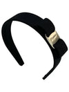 Vara Bow Hairband Black - SALVATORE FERRAGAMO - BALAAN 2