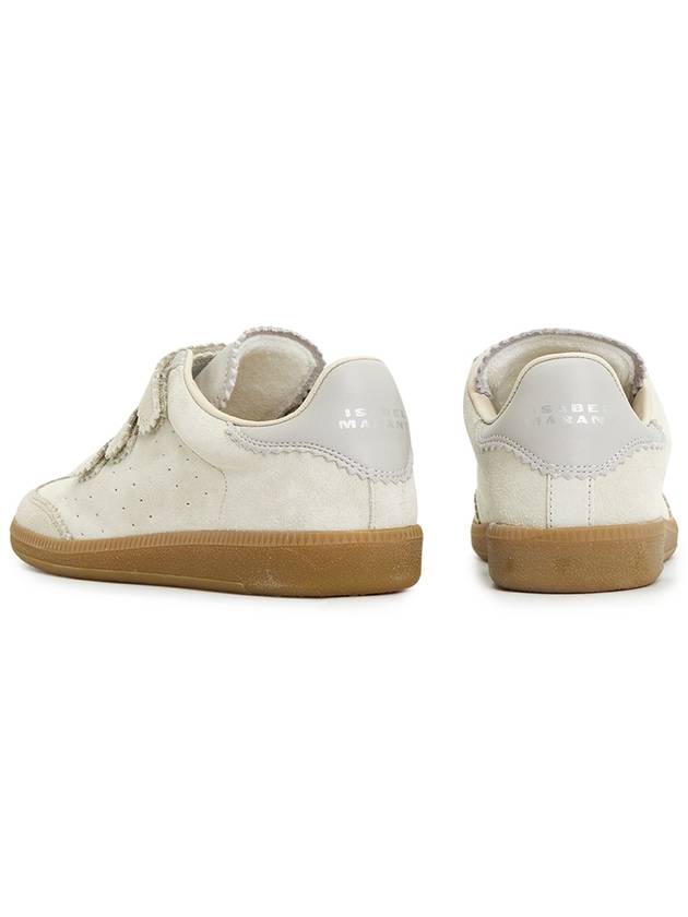 Beth Logo Leather Low Top Sneakers Beige - ISABEL MARANT - BALAAN 7