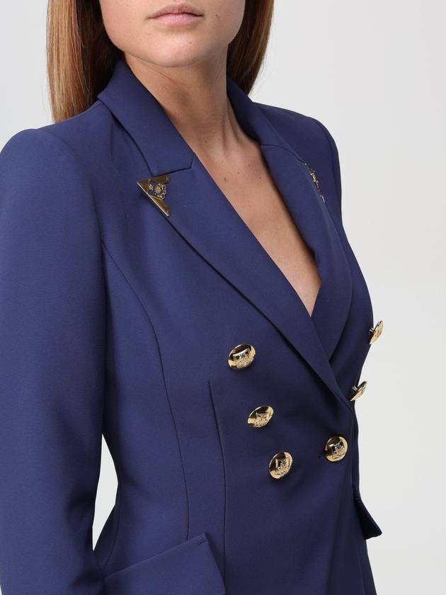 Blazer a doppiopetto Elisabetta Franchi in crepe - ELISABETTA FRANCHI - BALAAN 3