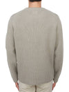 Full Rib Crew Neck Knit Top Beige - CP COMPANY - BALAAN 4