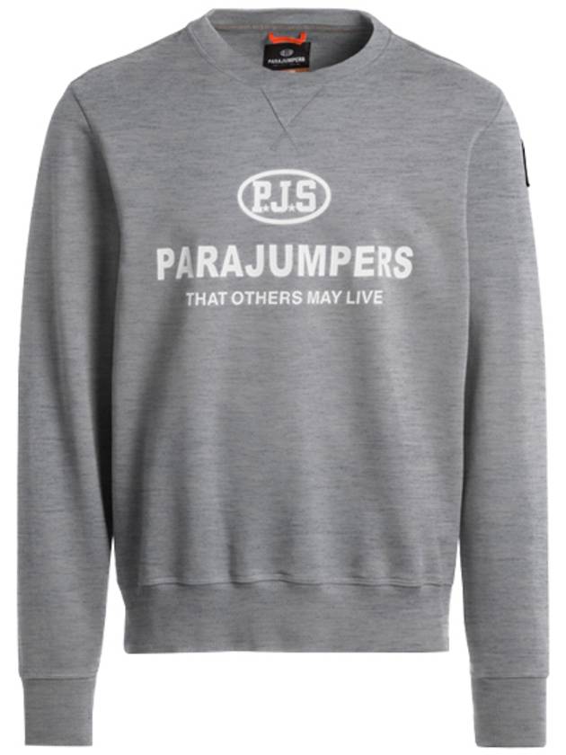 22SS PM FLE GF02 797 TOML logo printing crew neck sweatshirt silver men's sweatshirt TJ - PARAJUMPERS - BALAAN 1