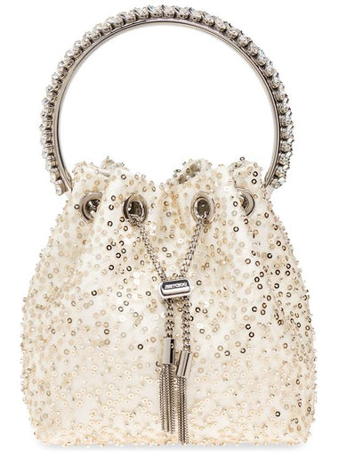 Jimmy Choo Handbag Bon Bon, Women's, Cream - JIMMY CHOO - BALAAN 1