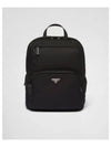 Triangle Logo Re-Nylon Backpack Black - PRADA - BALAAN 2