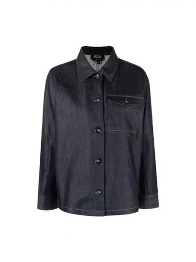 Women's Zenith Denim Jacket Indigo - A.P.C. - BALAAN 2