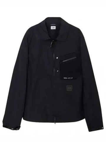 Logo Patch Overshirt Men s Jacket - CP COMPANY - BALAAN 1