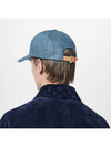 hat men monogram constellation cap blue denim - LOUIS VUITTON - BALAAN 8