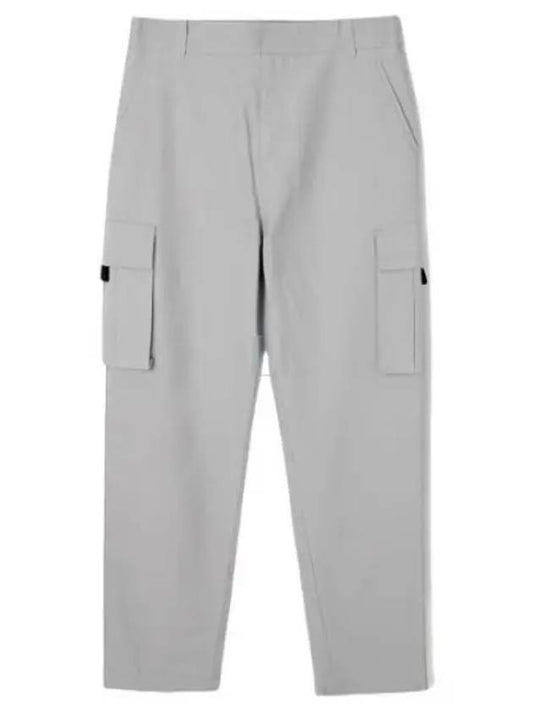 Cotton Gabardine Cargo BaGGy Pants Grey - DIOR - BALAAN 2