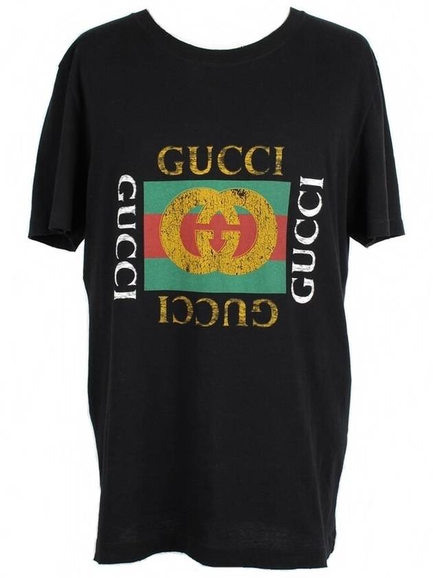 Box Logo Vintage Short Sleeve S - GUCCI - BALAAN 1