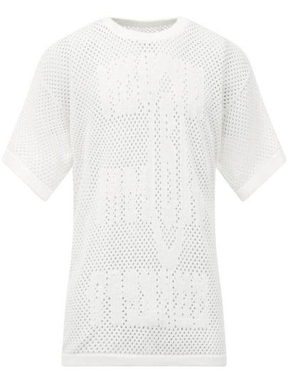 Logo mesh short sleeve t shirt white - MAISON MARGIELA - BALAAN 2