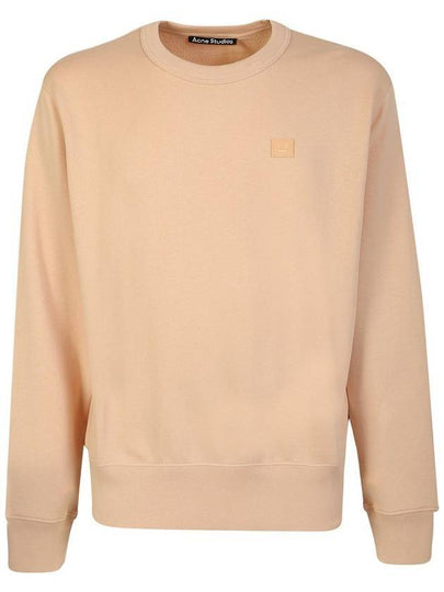 Face Patch Crew Neck Sweatshirt Powder Pink - ACNE STUDIOS - BALAAN 2