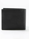 Saffiano Leather Half Wallet Black - PRADA - BALAAN 3