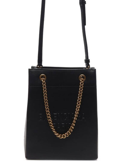 Leather Duty Free Tote Bag Black - BALENCIAGA - BALAAN 2