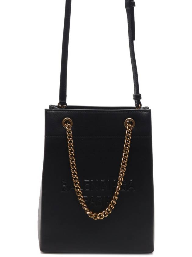 Leather Duty Free Tote Bag Black - BALENCIAGA - BALAAN 3