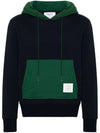 Color block cotton hoodie MJT499AJ0154 - THOM BROWNE - BALAAN 1