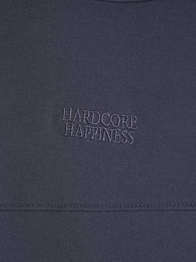 Cut Stitch Long Sleeve T-shirt Charcoal - HARDCORE HAPPINESS - BALAAN 8