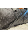 Keepall 55 Bandouliere Monogram Eclipse Duffel Bag Black - LOUIS VUITTON - BALAAN 6